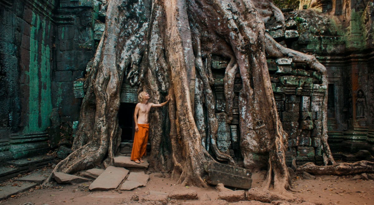 Photo of me in Ta Prohm ruins