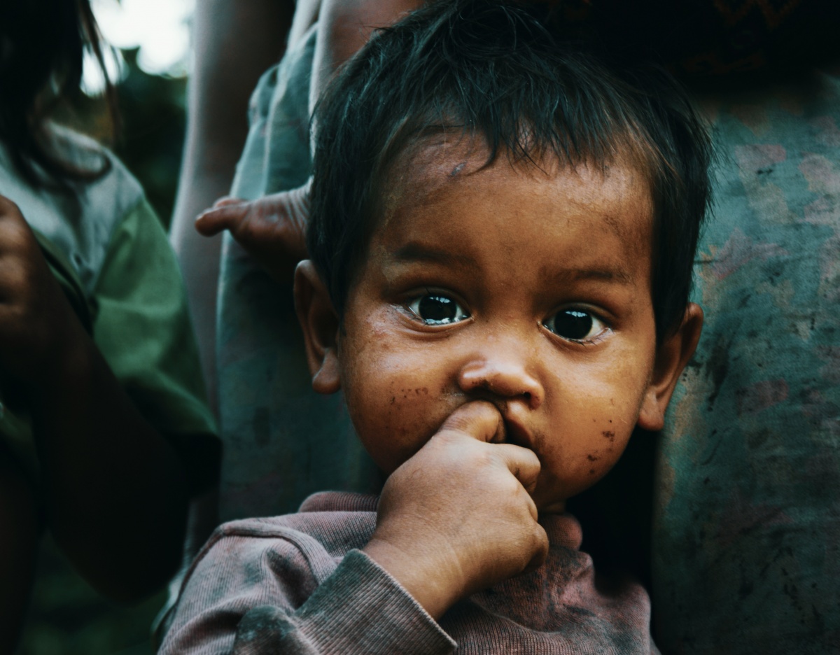 Picture of kids face from Vietnam