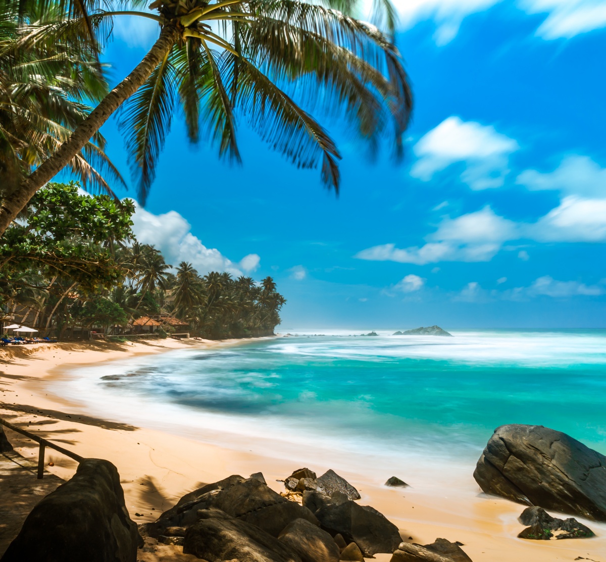 Photo of pictorisque tropical beach paradise