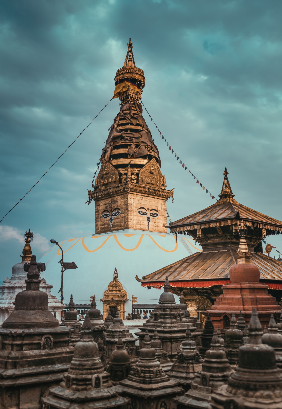 Photo of Swayambhunath, Monkey Temple in Kathmandu Nepal